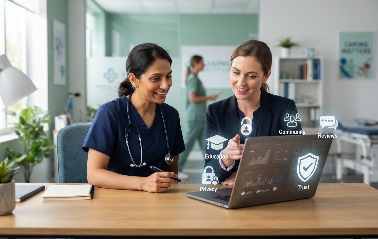 Healthcare social media marketing builds trust for healthcare brands